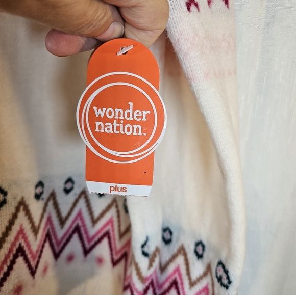 2/$20 Nwt Wonder Nation XL 14-16 Plus Sweater - Picture 5 of 8